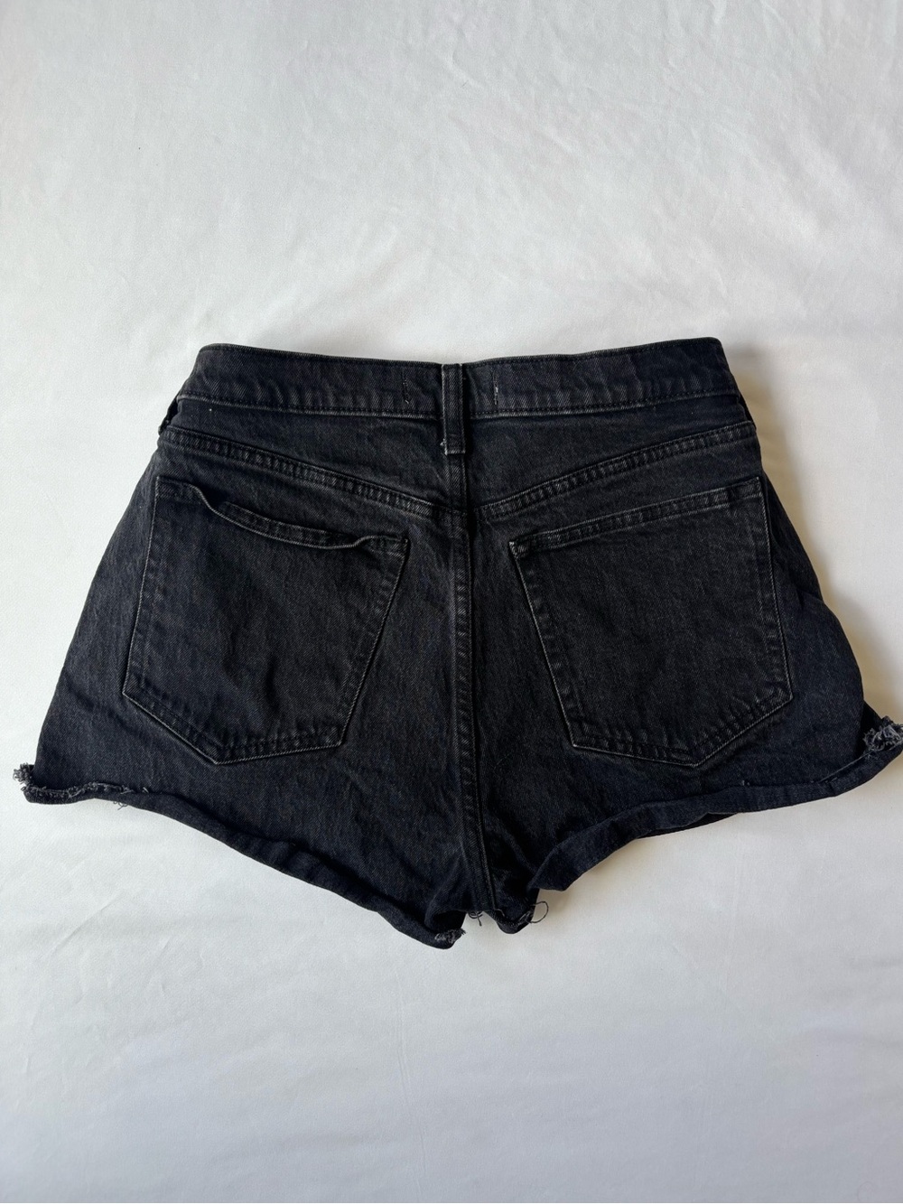 Black Abercrombie & fitch hi rise mom shorts